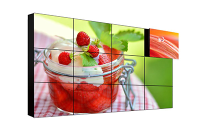 55” LCD video wall 1.8mm bezel 500nits